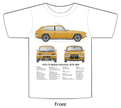 Reliant Scimitar GTE SE5 1972-75 T-shirt Front